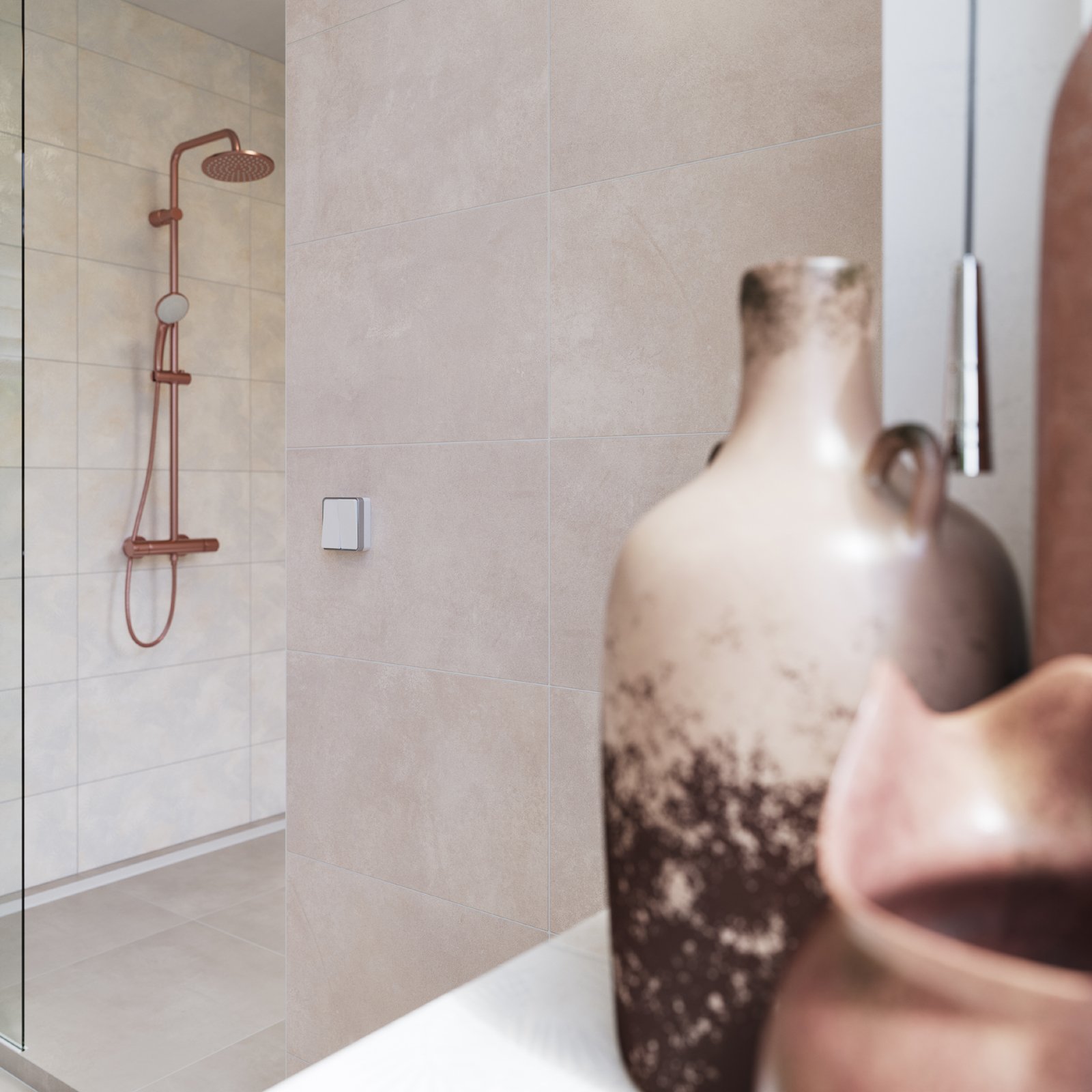 #RAKO #Lampea #Obklady a dlažby #Koupelna #beton #Moderní styl #Matný obklad #Velký formát #350 - 500 Kč/m2 #500 - 700 Kč/m2 #new #šedá 